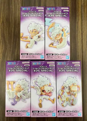 원피스 월드 컬렉터블 피규어 루피 기어5 노멀 컬러 5개