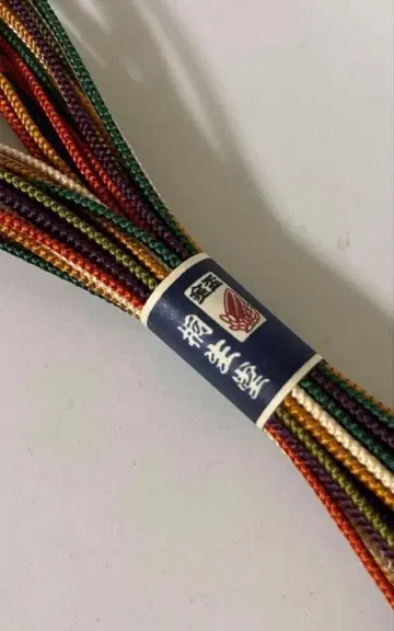 [ 새상품 ] 아사쿠사 키류도 다색 뜨개질 허리띠 술 장식 포함