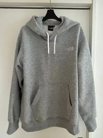 더 노스페이스 그레이 속기모 후드티 NT62235