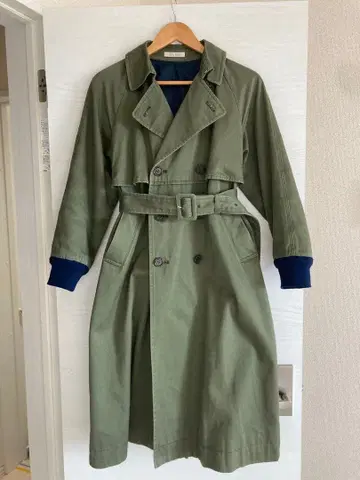 didizizi 올리브 그린 트렌치코트
