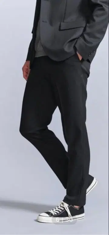 샴브레이 PE 노플리츠 슬림 팬츠