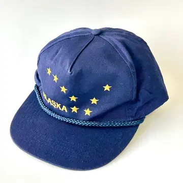 USA ALASKA 기업계 트래커 캡 자수 빈티지 구제 의류