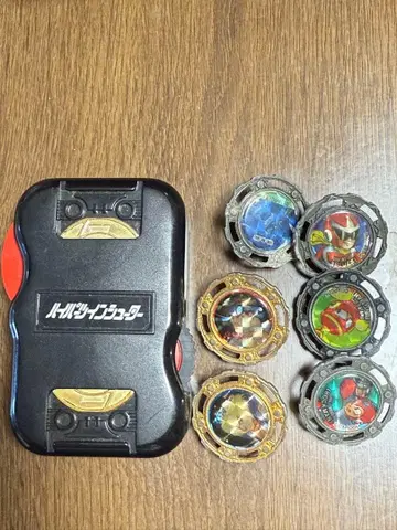 하이퍼 트윈 슈터 캐릭터 배지 반다이 1992년