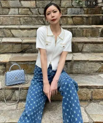 새상품급 로얄 파티 [ F ] 디자인 데님 팬츠