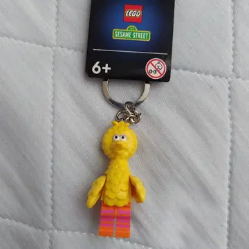새상품 LEGO 레고 미니 피규어 빅버드 세서미 스트릿 키링