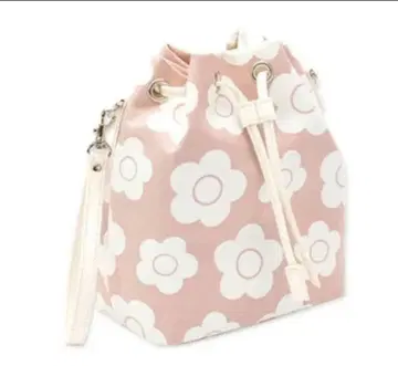 미개봉 새상품 mary quant 데이지 프린트 드로스트 파우치