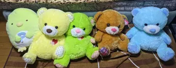 봉제 인형 세트 5체 여러 가지