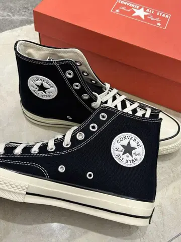 [ 미사용 새상품 28cm ] 한정판 하이컷 CT70 블랙 hi