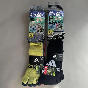 adidas 삭스 25-27cm 24-26cm 26-28cm 5개 손가락