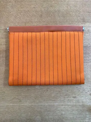 2215 로리즈팜 가마구치 클러치백 오렌지