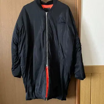 오버 사이즈 MA-1 자켓 블랙