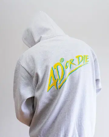 4D FOUR DOTS 지퍼 후드티