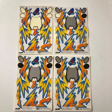 타미야 미니 사륜구동 스핀 악스 키트 부속 스티커