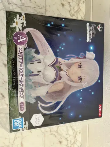 미개봉 새상품 리제로 제일복권 A상 에밀리아 아트 스케일 피규어