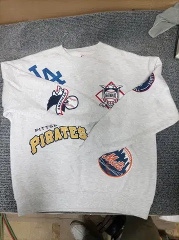 MLB 로고 스웨트 셔츠 세트