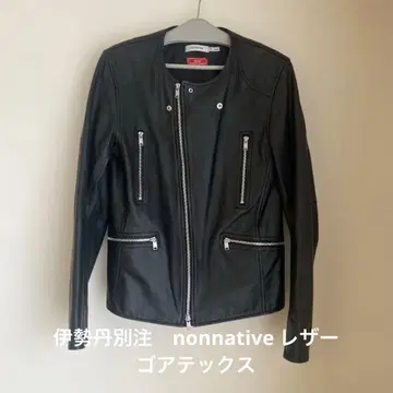 이세탄 별주 nonnative GORE 가죽 자켓 2 NN-J3055
