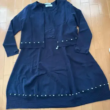 GALLERY VISCONTI 네이비 가디건 포함 원피스