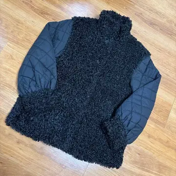 LAGUA GEM 플리스 자켓 보아 자켓 블랙 FREE 사이즈