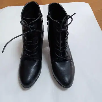 레이스업 부츠 블랙 하카마 사이즈 LL 24cm 숏부츠