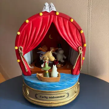 레어 무민 오르골 Farlig midsommar 인형극 moomin