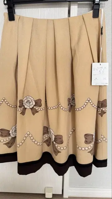 엠즈 그레이시 장미 리본 펄 원피스