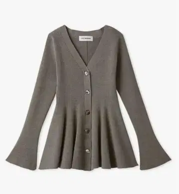 페플럼 니트탑 릴리 브라운 LILY BROWN 그레이 그레이지