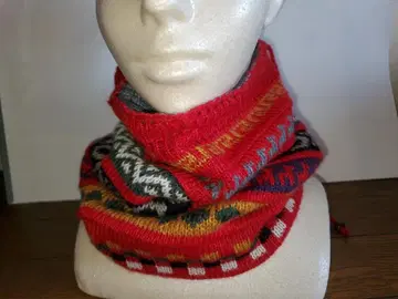 알파카 넥워머 모자 리버서블 안데스 페루제