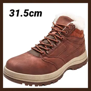 방한 신발 부츠 방수 트레킹 부츠 속기모 스노우 신발 미끄럼 방지 가죽