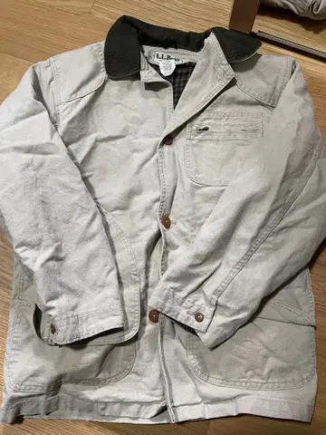 L.L.Bean USA 80s 화이트 커버올 헌팅 자켓