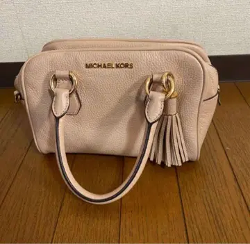 MICHAEL KORS 핑크 가죽 핸드백