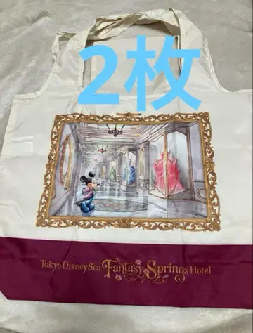 디즈니 판타지 스프링스 호텔 그랑 샤토 숙박자 한정판 에코백