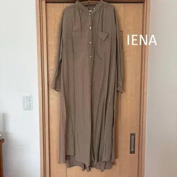 IENA 롱 셔츠 원피스