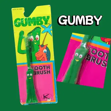 갬비 GUMBY 칫솔 아메캐릭터 인테리어 잡화 귀여운 컬러풀