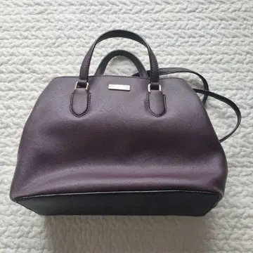 퍼플 핸드백 케이트 스페이드