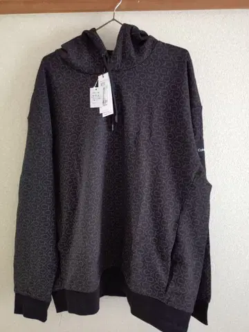 캘빈 클라인 다크 그레이 후드티