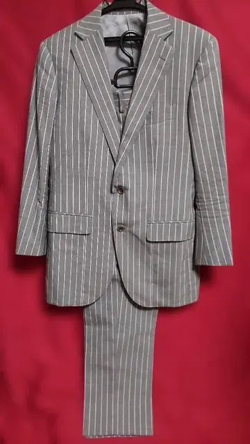 오더 그레이 스트라이프 비즈니스 정장