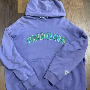 PARAGRAPH 후드티 P08 퍼플
