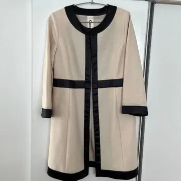 Coomb 노카라 자켓 베이지와 블랙 콤비 L 사이즈 상당 입학식 등