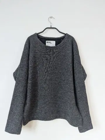 MHL/마가렛호웰 그레이 크루넥 스웨터 M 사이즈