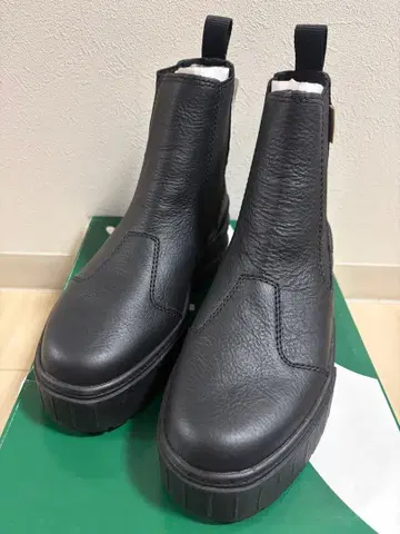 미사용 PUMA 푸마 사이드 고어 부츠 부츠 가죽 23cm