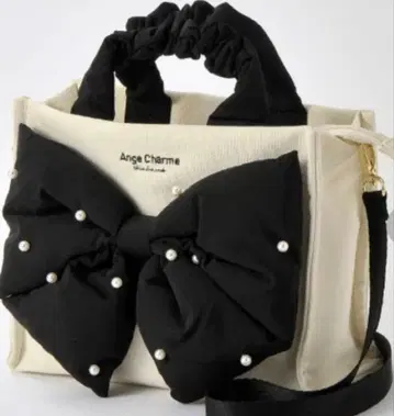 Ange Charme 리본 포함 숄더백