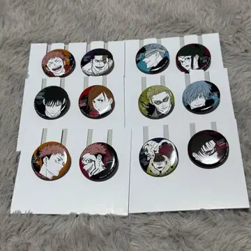 주술회전 제일복권 캔뱃지 6세트 묶음 판매