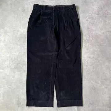 란즈엔드 W34 코듀로이 하의 치노 팬츠 구제 의류 블랙 17075