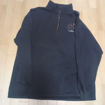 80s Lee 존 레논 자수 하프 지퍼 맨투맨