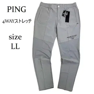 새상품 PING 핑 골프 4WAY 스트레치 테이퍼드 팬츠 그레이 LL