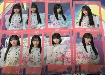 사쿠라자카46 신참자 신 4기생 랜덤 폴라로이드풍 클리어 카드