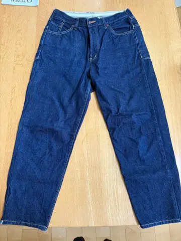 젬블 다크 네이비 스트레이트 데님 팬츠