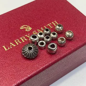 LARRY SMITH 라리 스미스 실버 비즈 세트 커스텀 단종