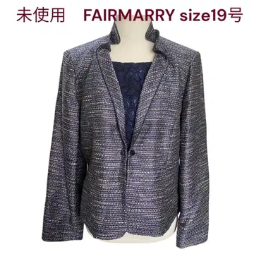 미사용 FAIRMARRY 트위드풍 포멀 자켓 빅 사이즈