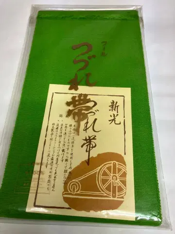 옐로우 그린 색상 모 100% 반폭 오비 유카타 오비 기모노